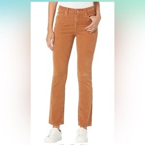 AG Adriano Goldschmied Womens Mari High Rise Slim Straight cords